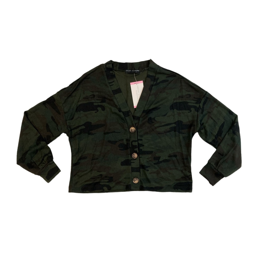 NWT Women's Camo SOCIAL STANDARD Cardigan Size Large L‎